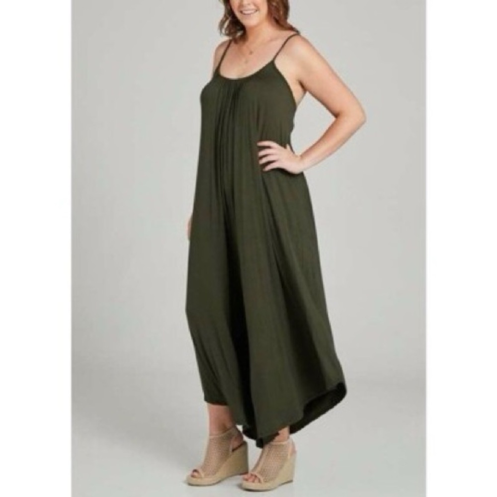 Altar'd State Black Capri Romper